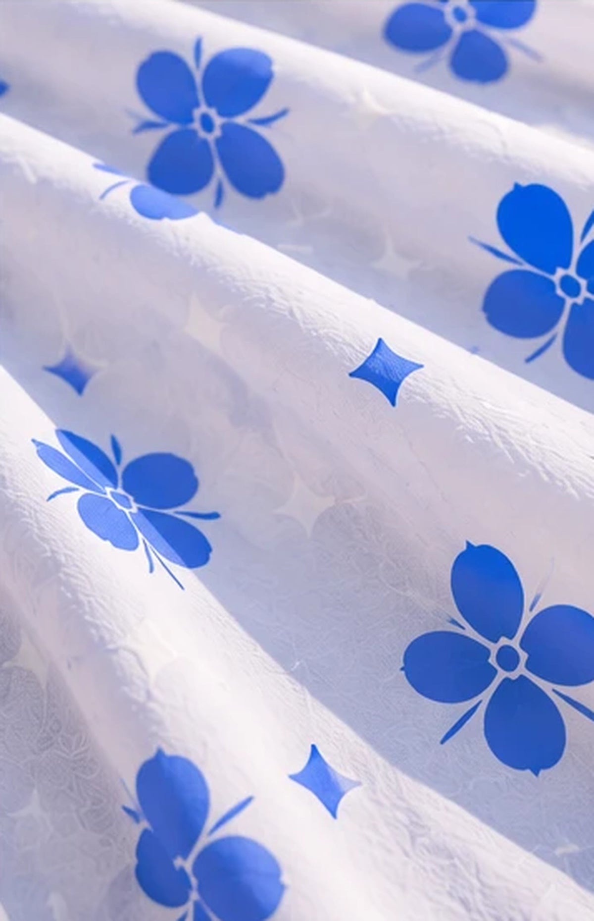 Flower Hijab · Blue